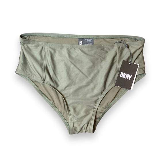 Dkny Other - DKNY Olive Green High-Waisted Bikini Bottom women size large